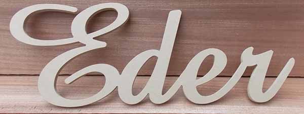 Nombres de madera - Oferta Nombres de Madera para bebé